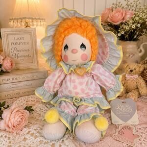 Vintage 1985 Precious Moments Peggy #4565 Last Forever Doll Applause Tags 15”